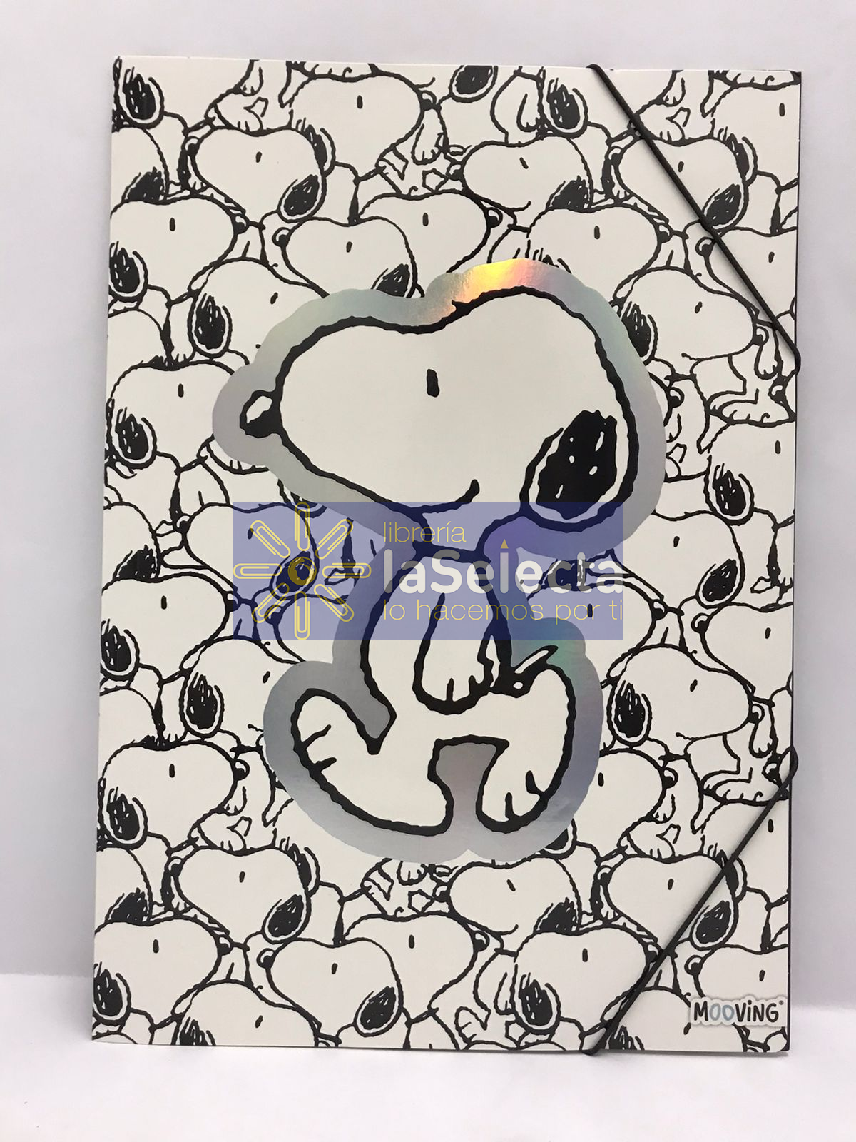 CARPETA CON ELASTICO SNOOPY MOOVING